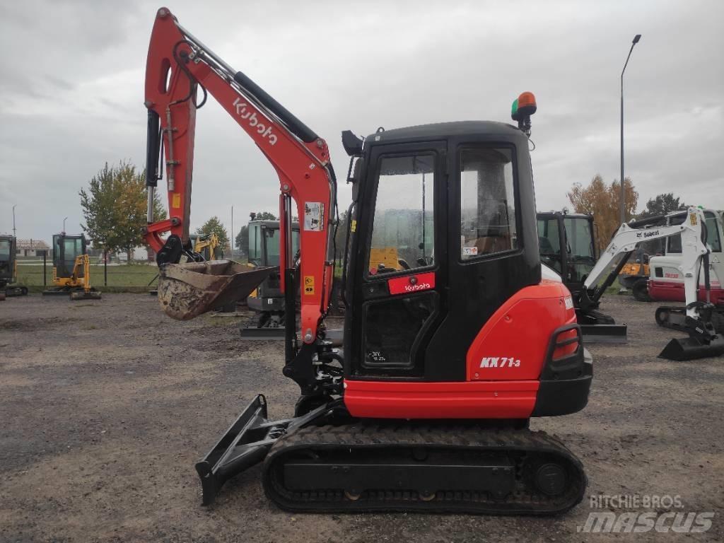Kubota KX 71-3 小型挖土機/掘鑿機<7t(小型挖掘機)