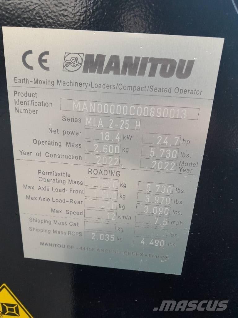 Manitou MLA 2-25 多功能裝載機