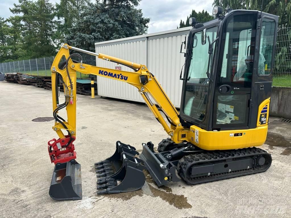 Komatsu PC 16 R-3HS 小型挖土機/掘鑿機<7t(小型挖掘機)