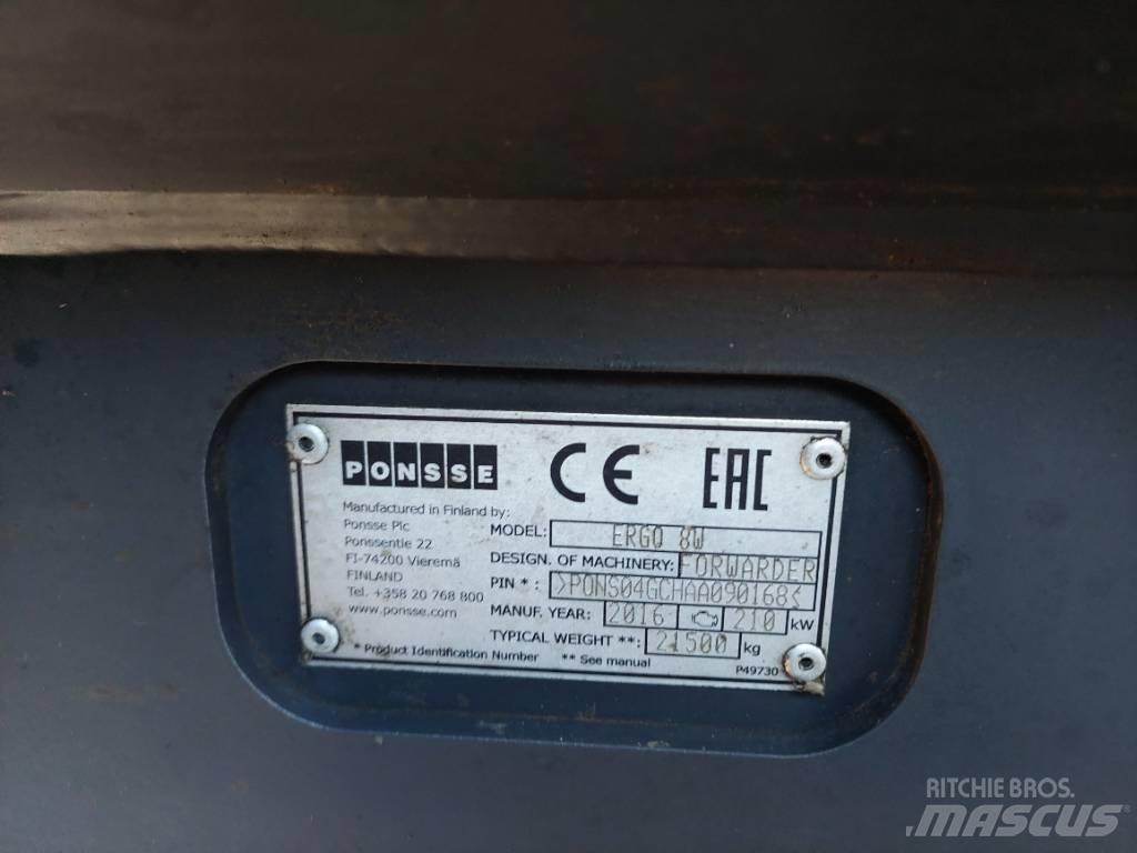 Ponsse Ergo 8W 收穫機