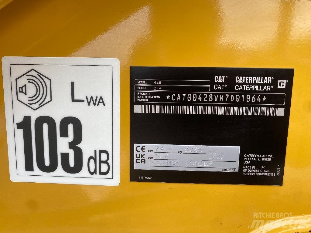 CAT 428 反鏟裝載機