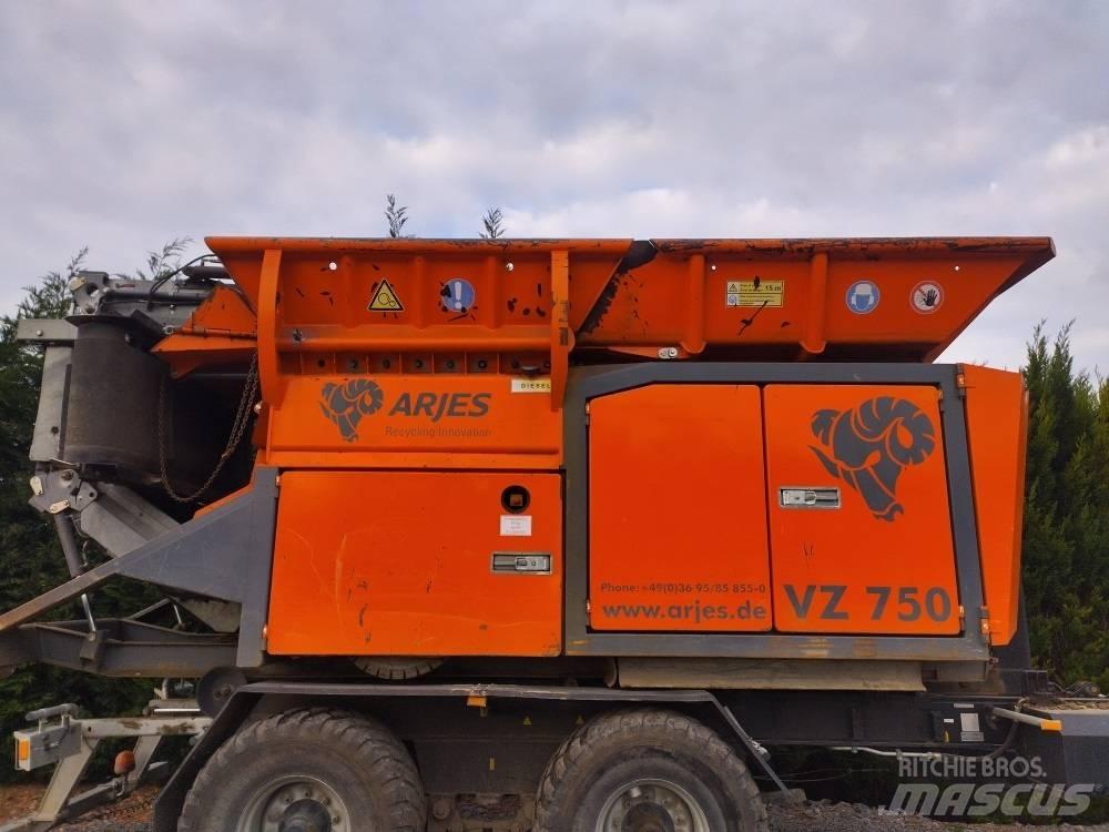Arjes VZ 750 廢棄物撕碎機
