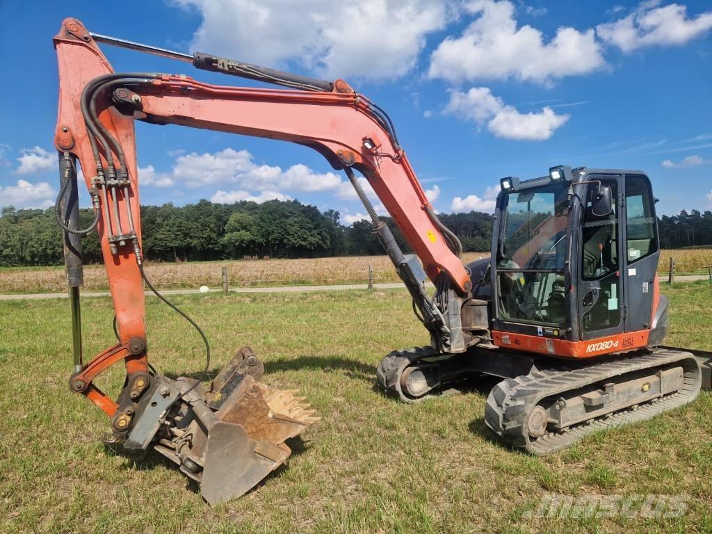 Kubota KX 080-4 中型挖土機/掘鑿機/挖掘機 7t-12t