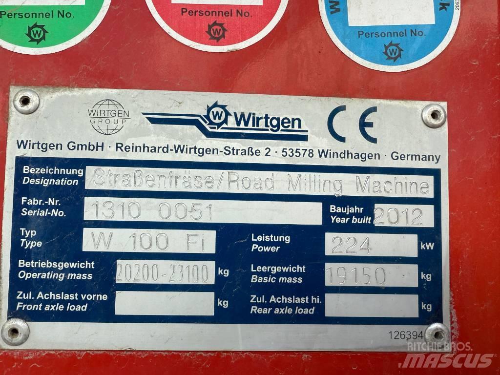 Wirtgen W100Fi 瀝青冷銑刨機/銑床