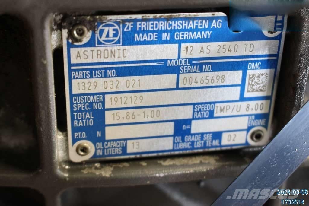 DAF XF 510 齒輪箱