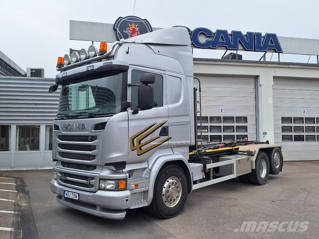 Scania R 580 LB 吊鉤式起重車