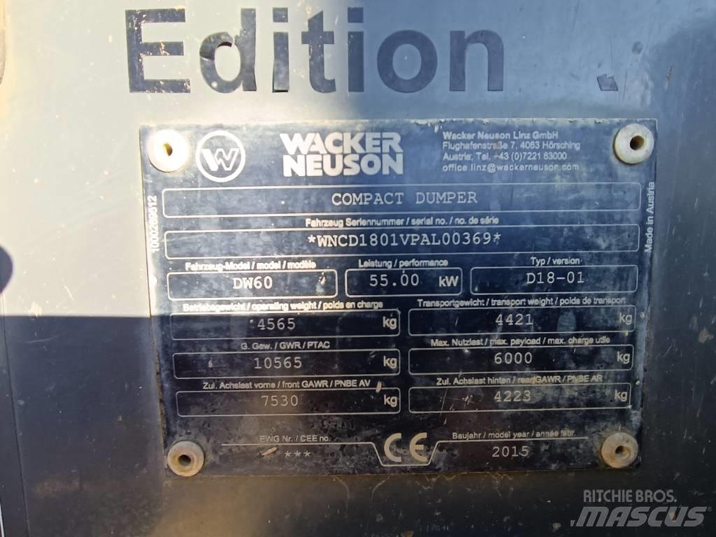 Wacker Neuson DW 60 側卸礦車