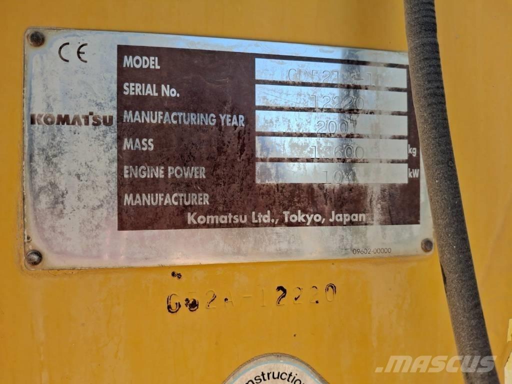 Komatsu GD 521 A-1E 其他