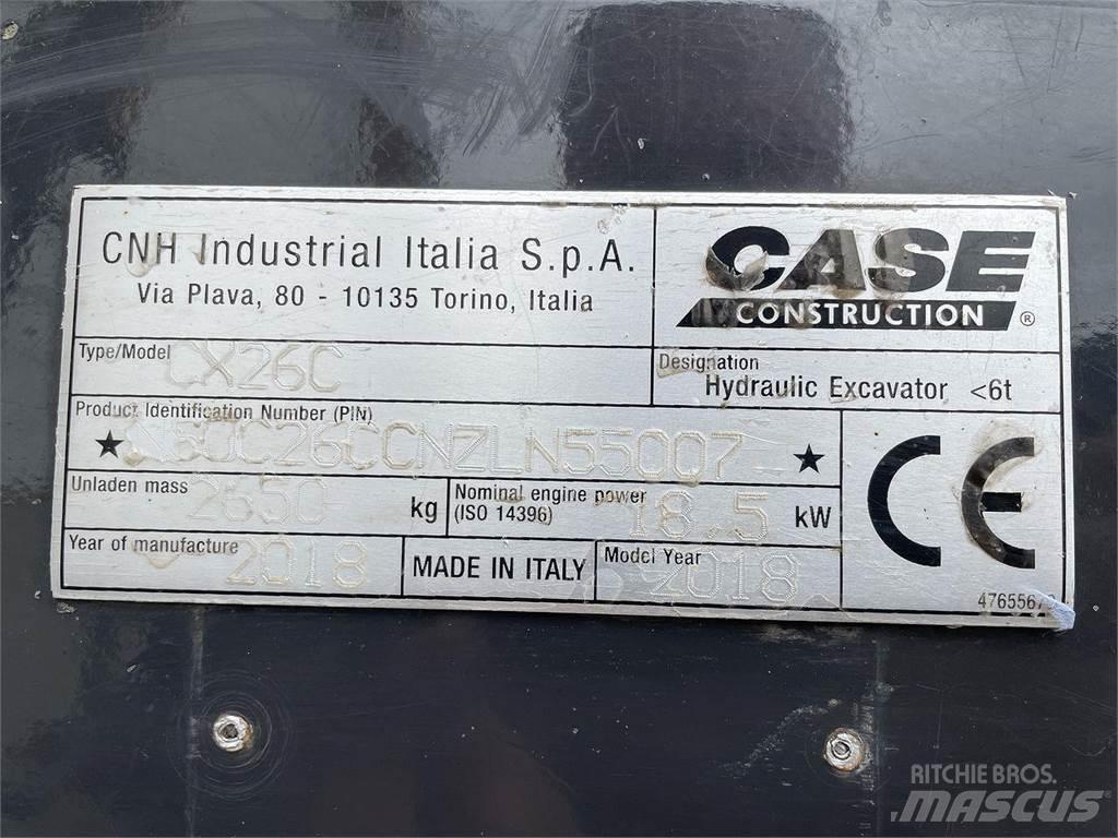 CASE CX26C 旋轉式挖土機/掘鑿機/挖掘機