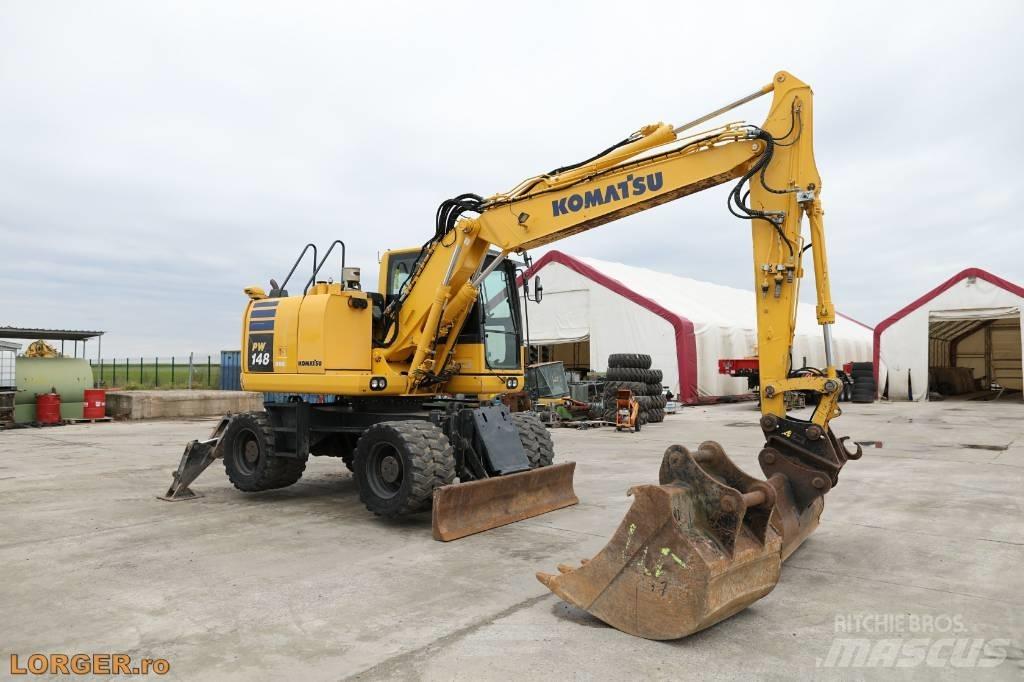 Komatsu PW 148-10 旋轉式挖土機/掘鑿機/挖掘機