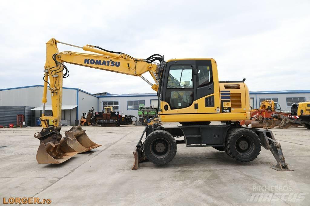 Komatsu PW 148-10 旋轉式挖土機/掘鑿機/挖掘機