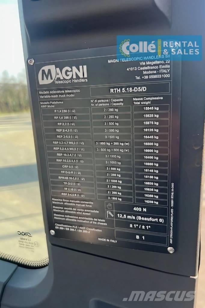 Magni RTH 5.18 | 2024 伸縮臂操作車