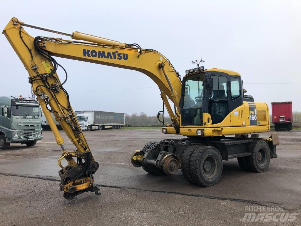 Komatsu PW160-7E0 旋轉式挖土機/掘鑿機/挖掘機