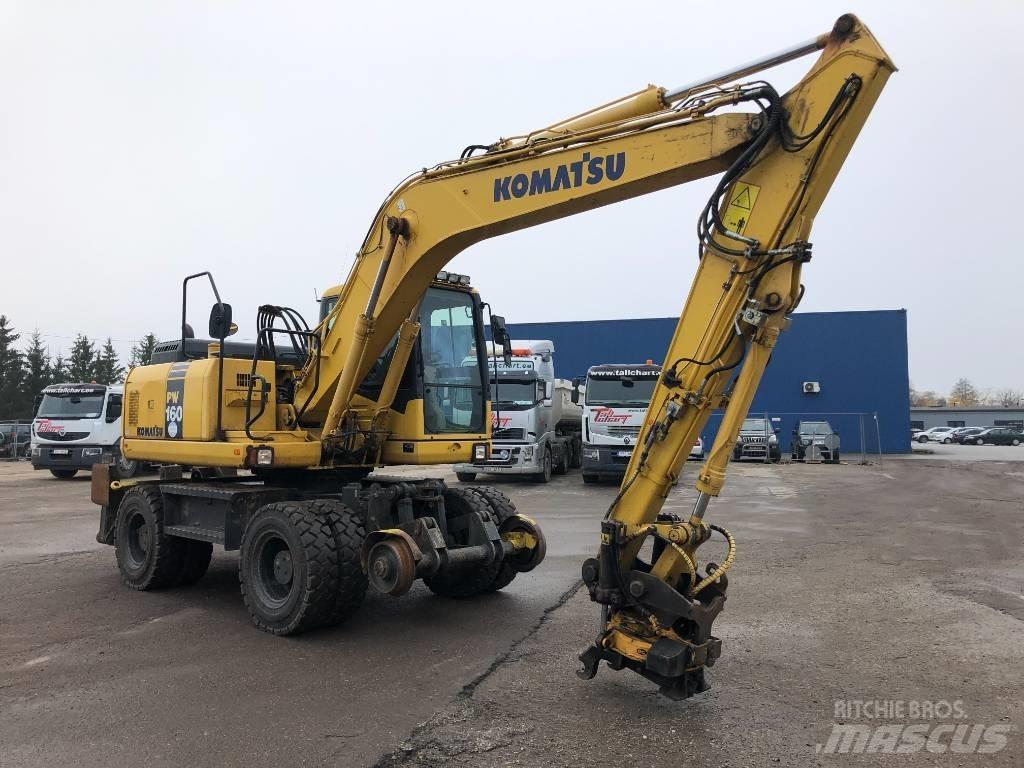 Komatsu PW160-7E0 旋轉式挖土機/掘鑿機/挖掘機