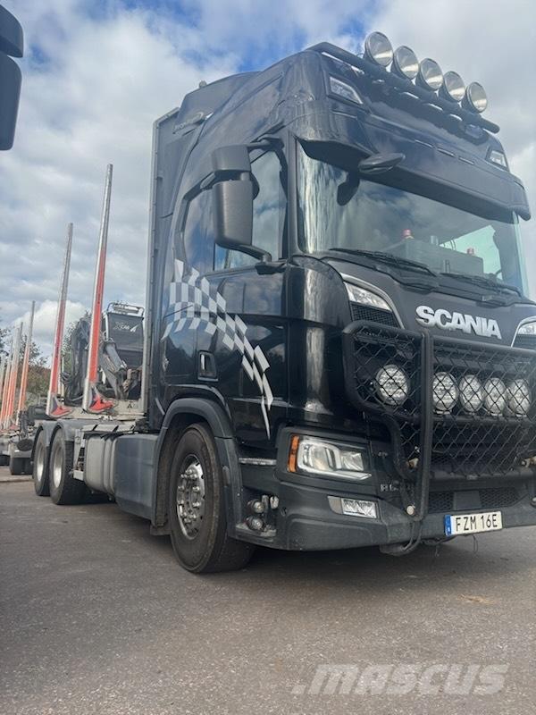 Scania R650B6X4NB 木材貨車