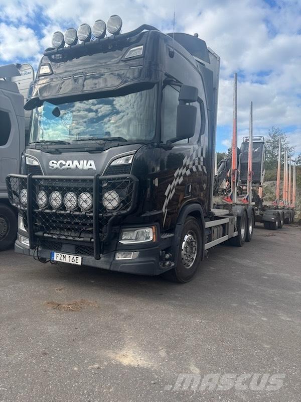 Scania R650B6X4NB 木材貨車