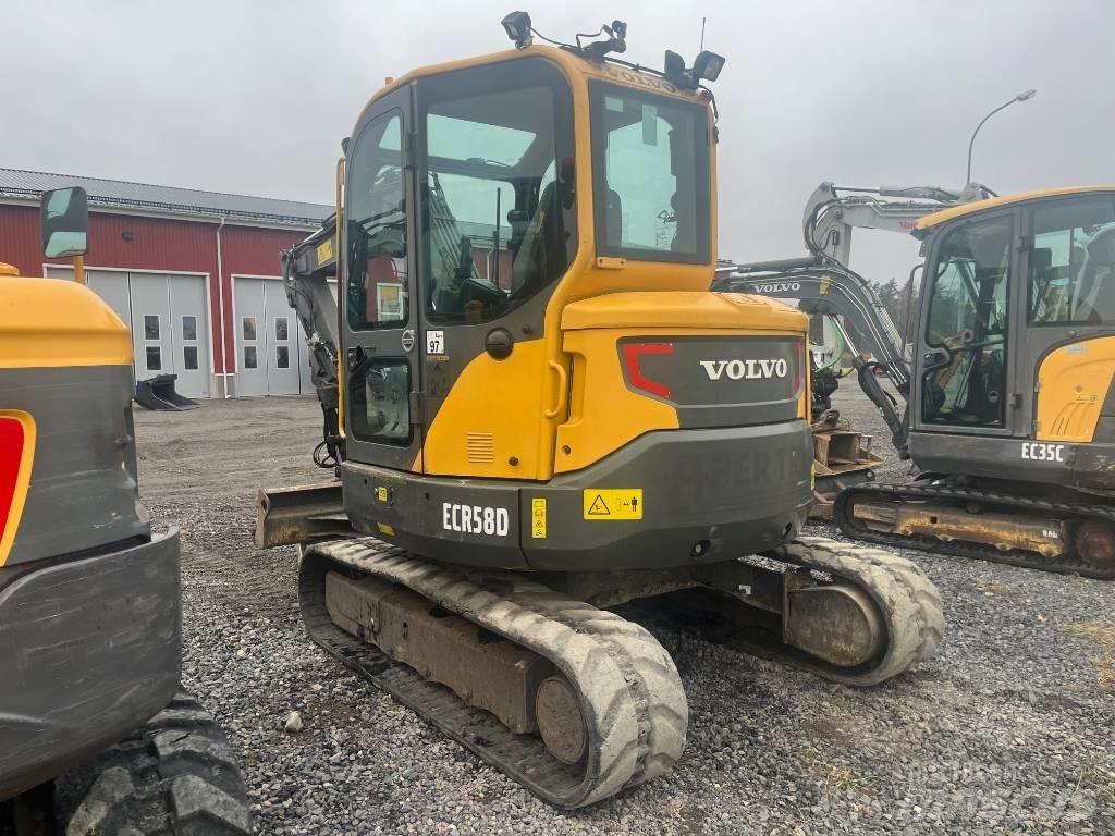 Volvo ECR 58 D 小型挖土機/掘鑿機<7t(小型挖掘機)