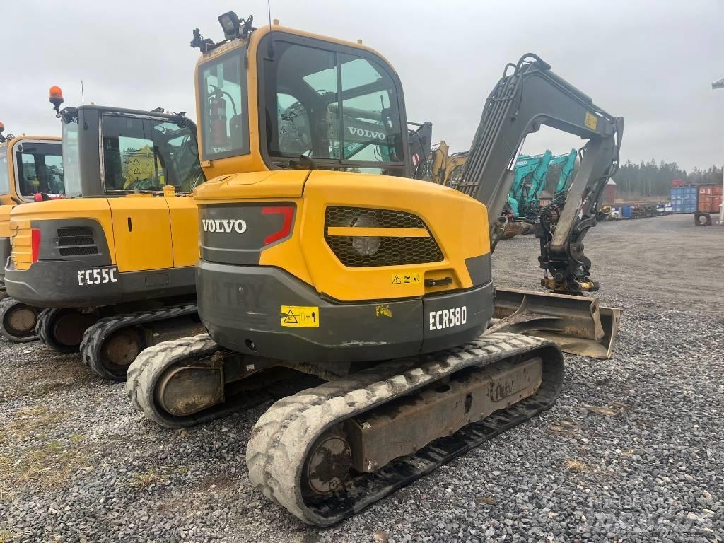 Volvo ECR 58 D 小型挖土機/掘鑿機<7t(小型挖掘機)