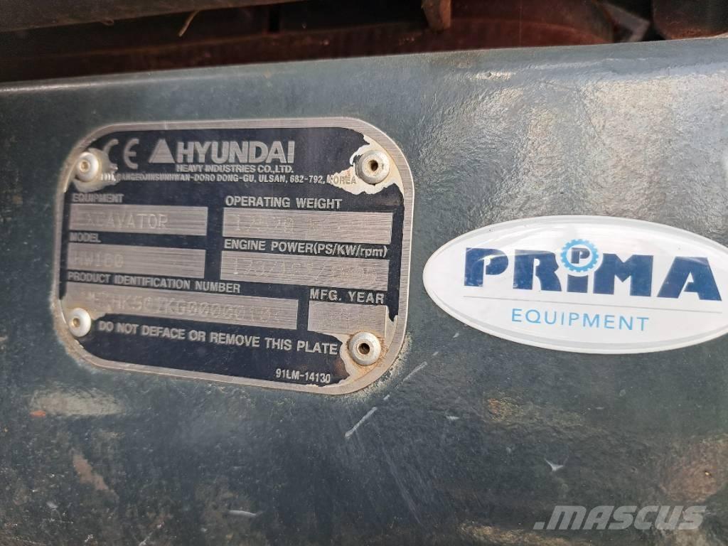 Hyundai HW 160 旋轉式挖土機/掘鑿機/挖掘機