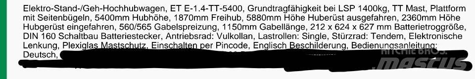 Crown ET40001.4 手動堆積機
