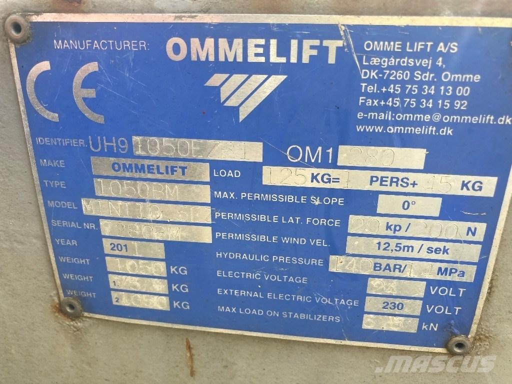 Omme lift Mini 10 拖車裝載高空作業平台