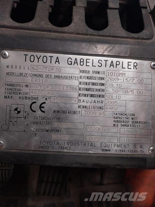 Toyota 62-7FDF30 堆高機(叉車)-其他