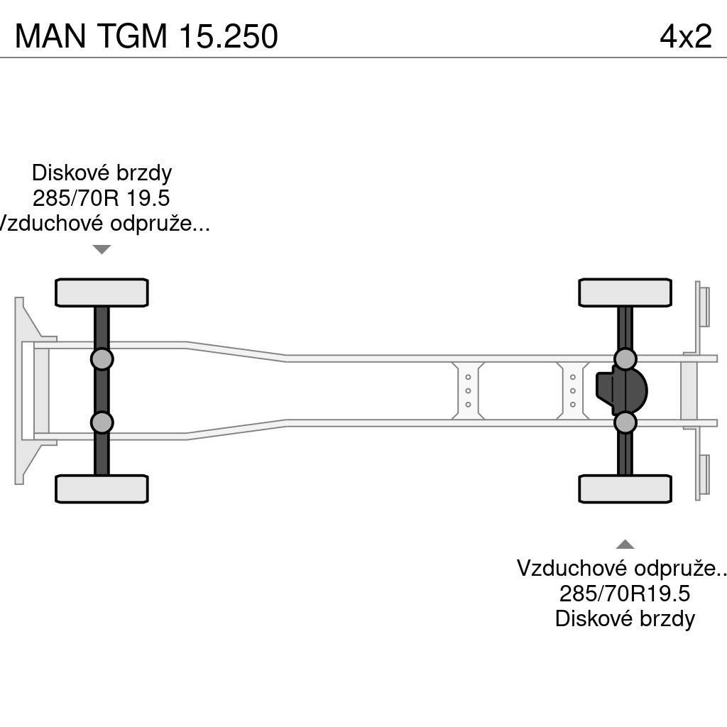 MAN TGM 15.250 貨箱式卡車