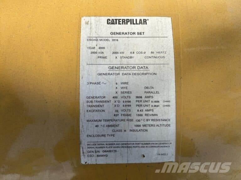 CAT SR4 - 827 frame 其他發電機