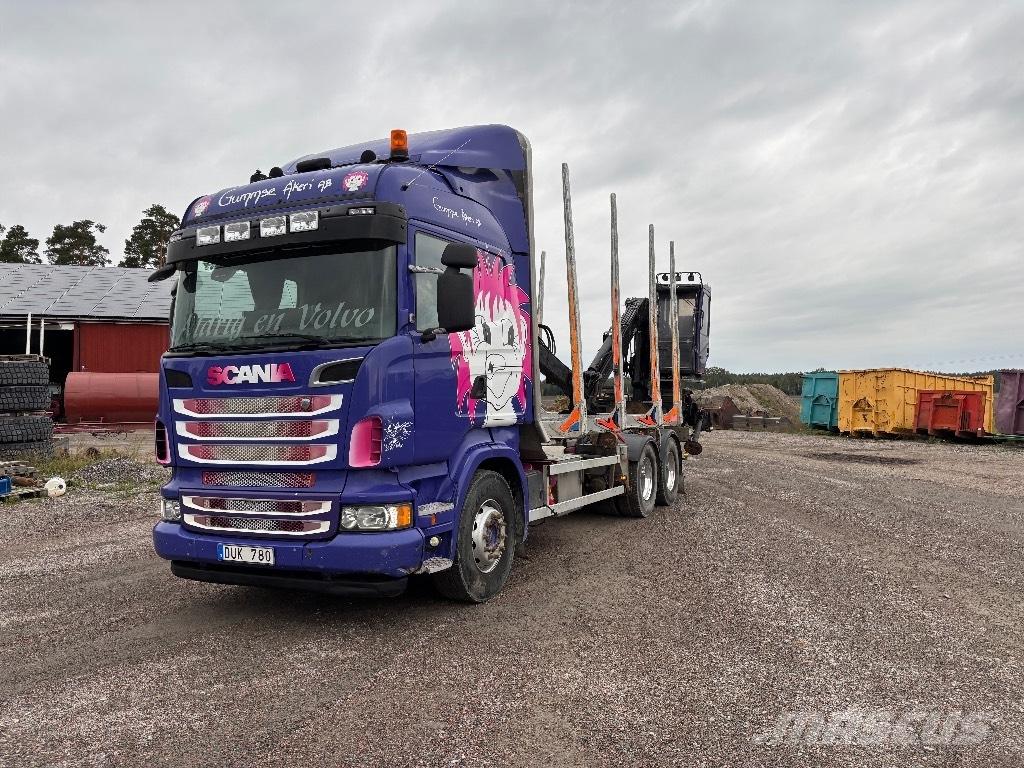 Scania 560. 6x4 木材貨車
