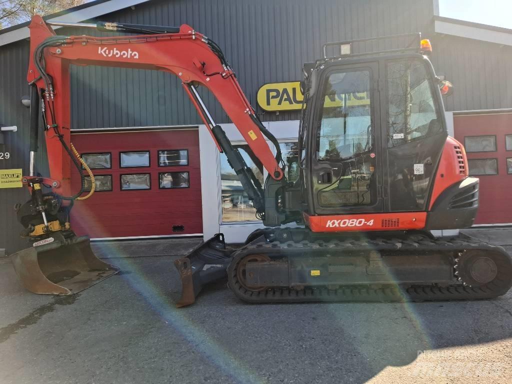 Kubota KX 080-4 中型挖土機/掘鑿機/挖掘機 7t-12t
