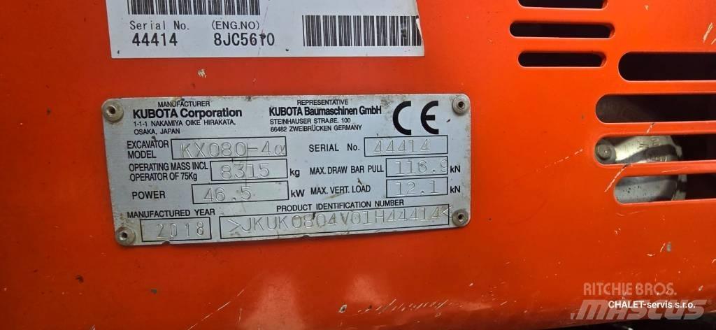 Kubota KX 808-4 A2 中型挖土機/掘鑿機/挖掘機 7t-12t