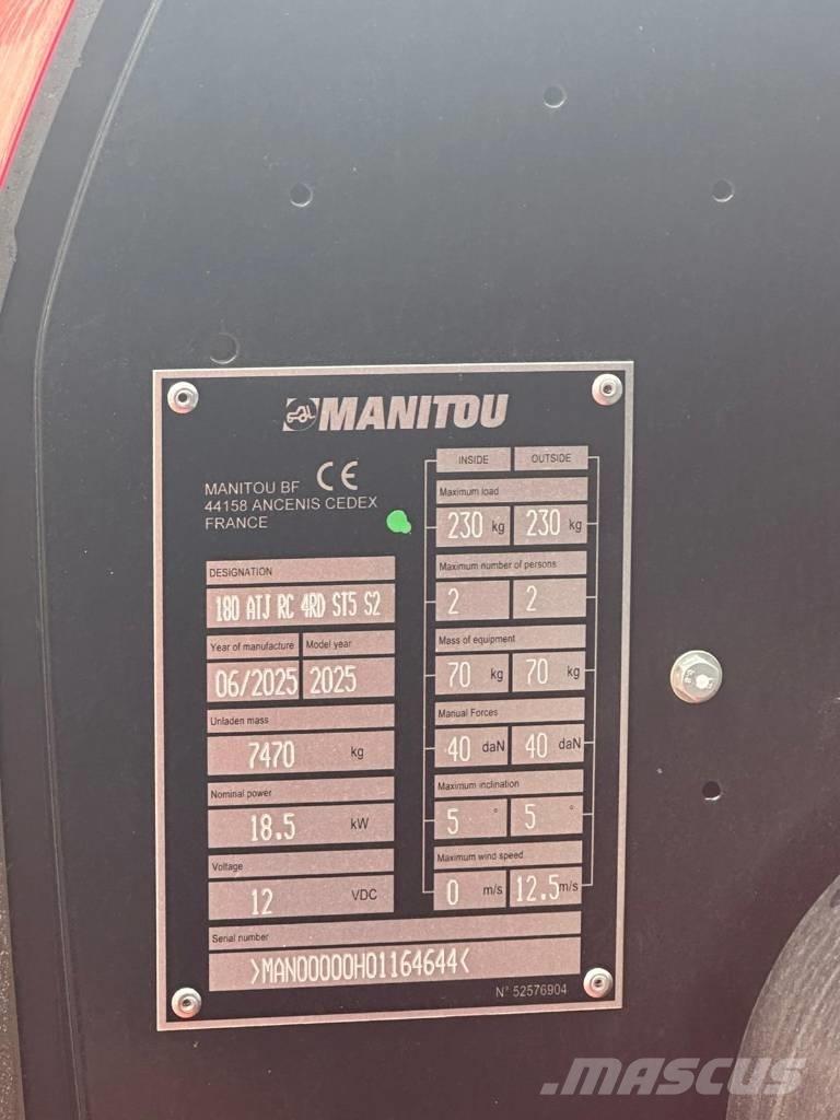 Manitou 180 ATJ 曲臂高空作業車