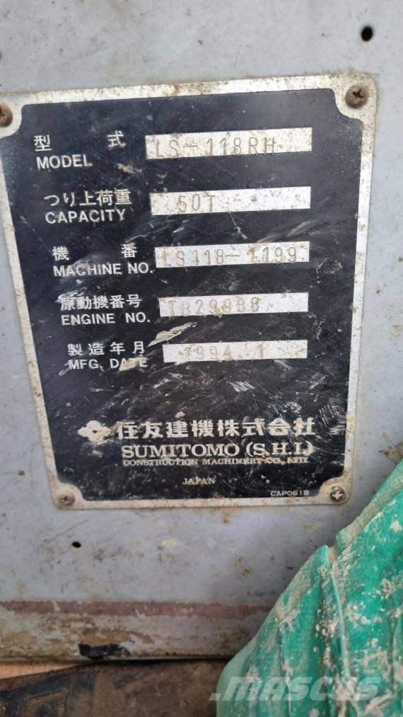 Sumitomo LS118RH5 履帶式起重機