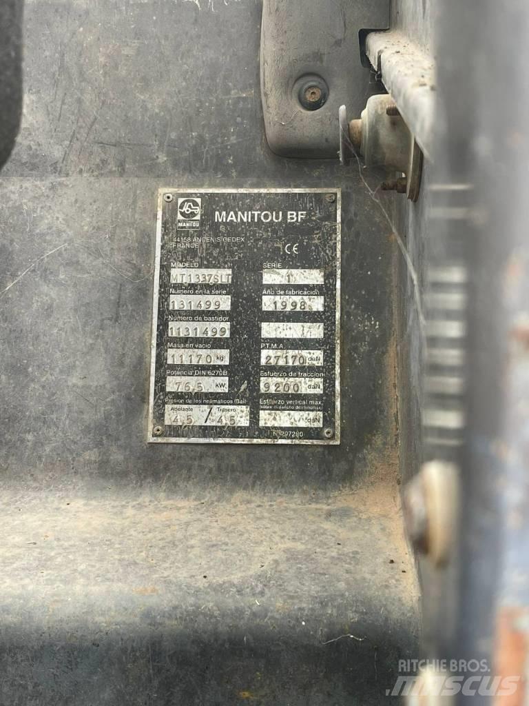 Manitou MT 1337 SL T 伸縮臂操作車