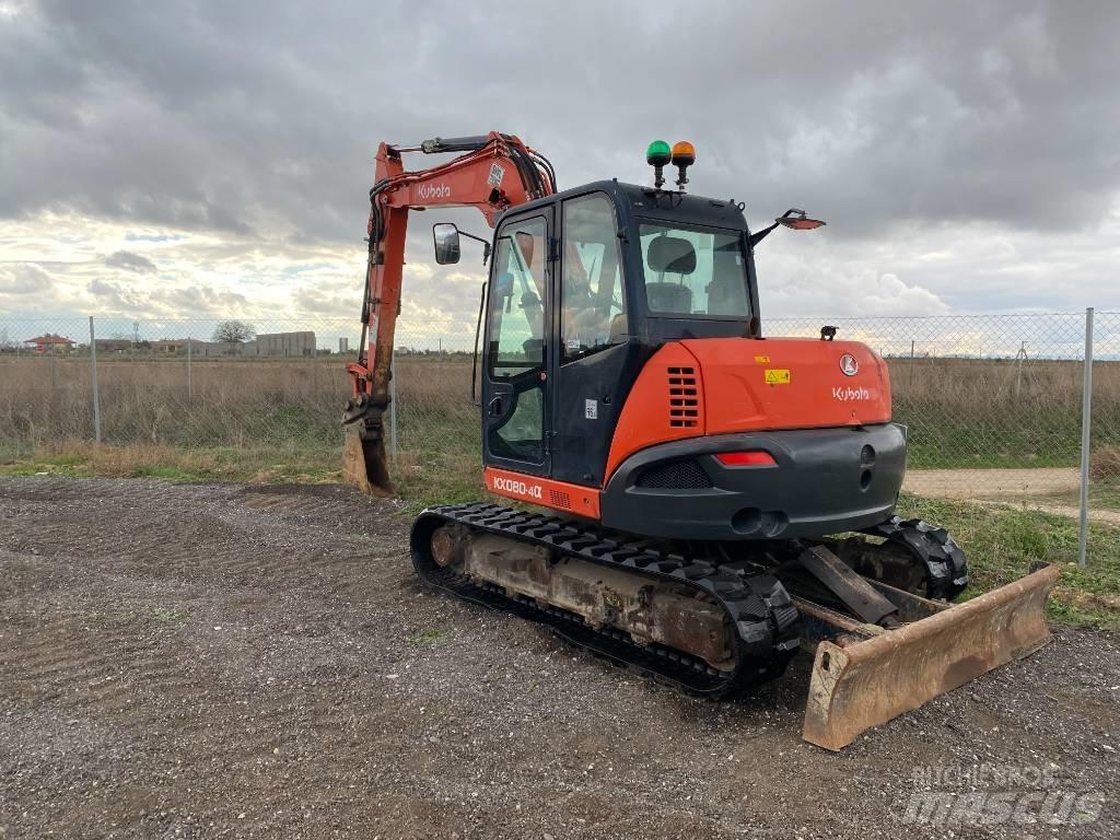 Kubota KX 080-4 中型挖土機/掘鑿機/挖掘機 7t-12t