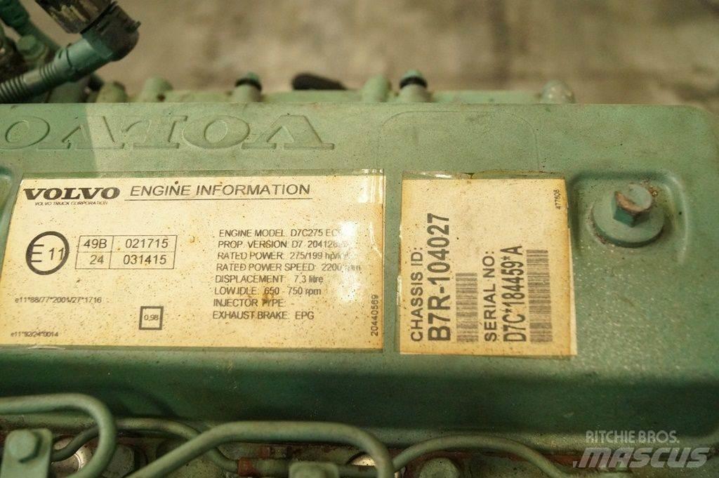 Volvo D7C USED 引擎/發動機
