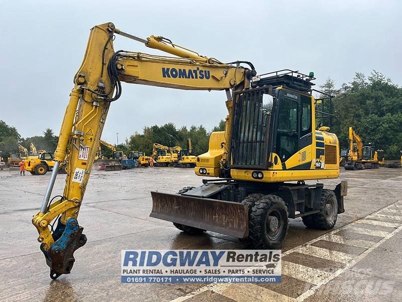 Komatsu PW 160 旋轉式挖土機/掘鑿機/挖掘機
