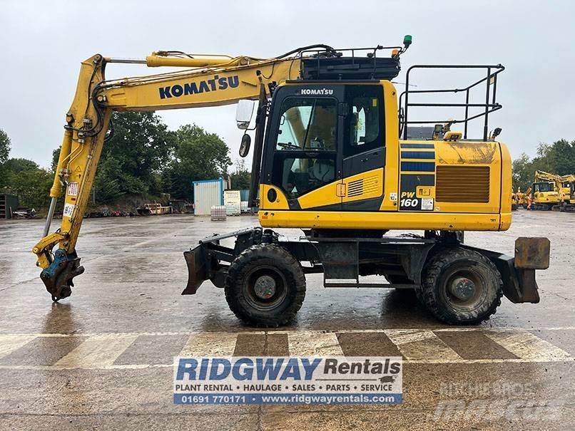 Komatsu PW 160 旋轉式挖土機/掘鑿機/挖掘機