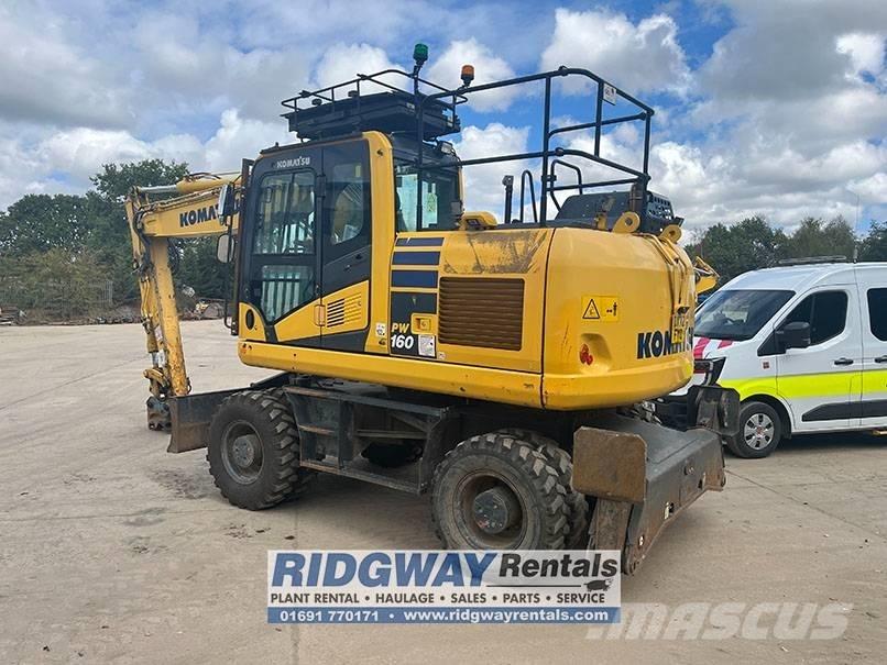 Komatsu PW 160 旋轉式挖土機/掘鑿機/挖掘機