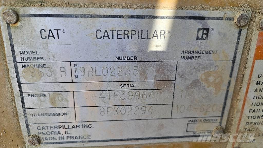 CAT 963 B 推土機