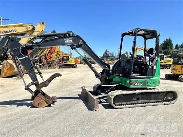 John Deere 50G 小型挖土機/掘鑿機<7t(小型挖掘機)