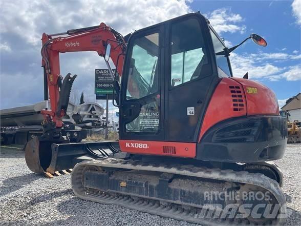 Kubota KX080-4 履帶式 挖土機/掘鑿機/挖掘機