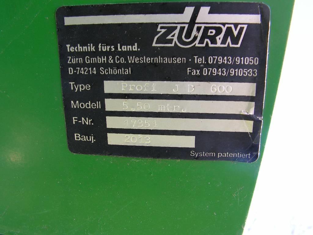 Zürn Profi 600 聯合收割機頭
