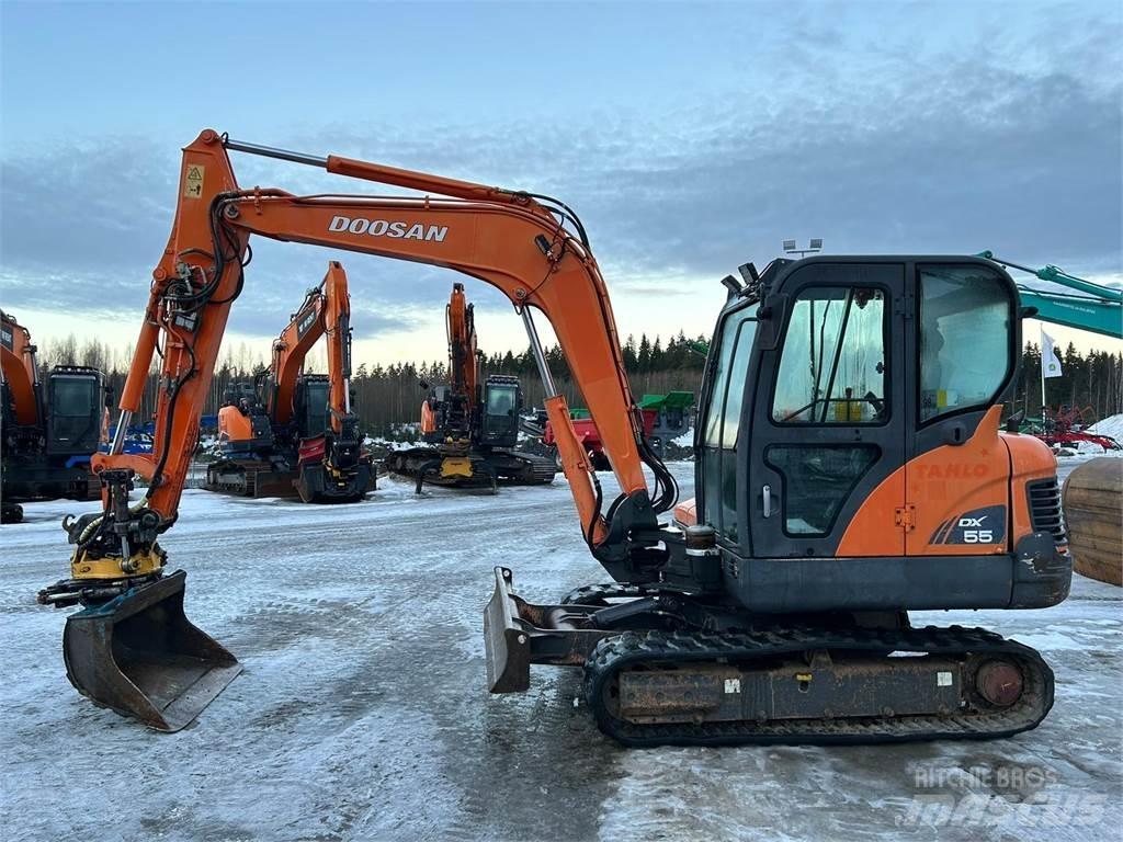 Doosan dx55 小型挖土機/掘鑿機<7t(小型挖掘機)