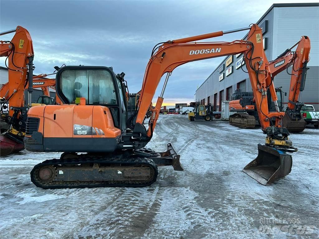Doosan dx55 小型挖土機/掘鑿機<7t(小型挖掘機)