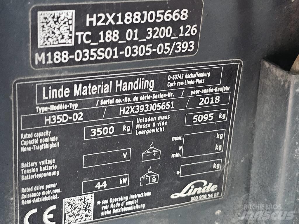 Linde H35D-02 柴油卡車