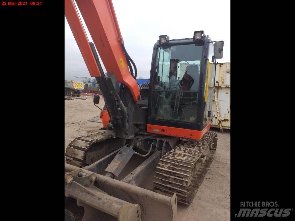 Kubota KX 080-4 中型挖土機/掘鑿機/挖掘機 7t-12t