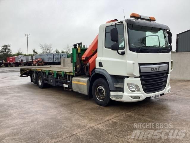 DAF CF 290 平板 / 絞盤 卡車