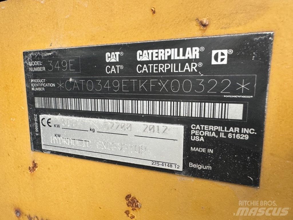 CAT 349 E 履帶式 挖土機/掘鑿機/挖掘機