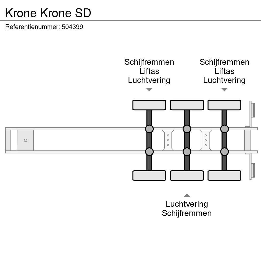 Krone SD 貨櫃框架半拖車